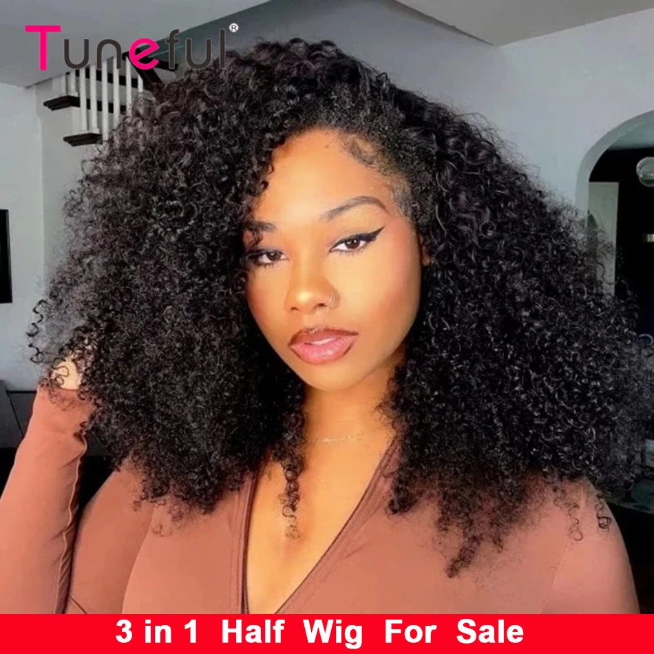 tuneful-premium-kinky-curly-3-in-1-half-wigs-human-hair-for-black-women-can-be-weared-in-half-wig-headband-wig-ponytail