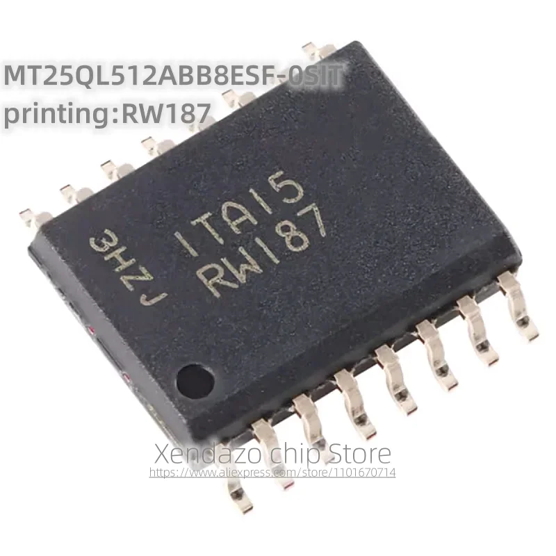 

5 шт./лот MT25QL512ABB8ESF-0SIT печать RW187 SOP-16 посылка оригинальный подлинный чип памяти