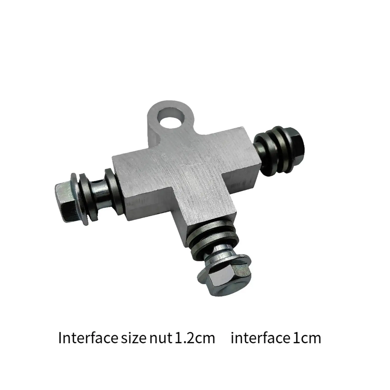 Hydraulic Brake Oil Line Tee M10 T Shape Brake Tee Fitting Beach Kart Brake Hose ATV Sand Accessories Replace Part Motorcycle