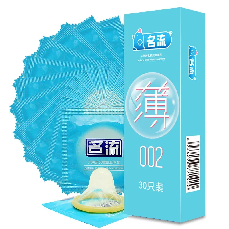 Ultra Thin Condoms 30pcs Adult Sex Products Natural Rubber Condones Men Penis Sleeve Sex Toys Contraception Intimate Goods