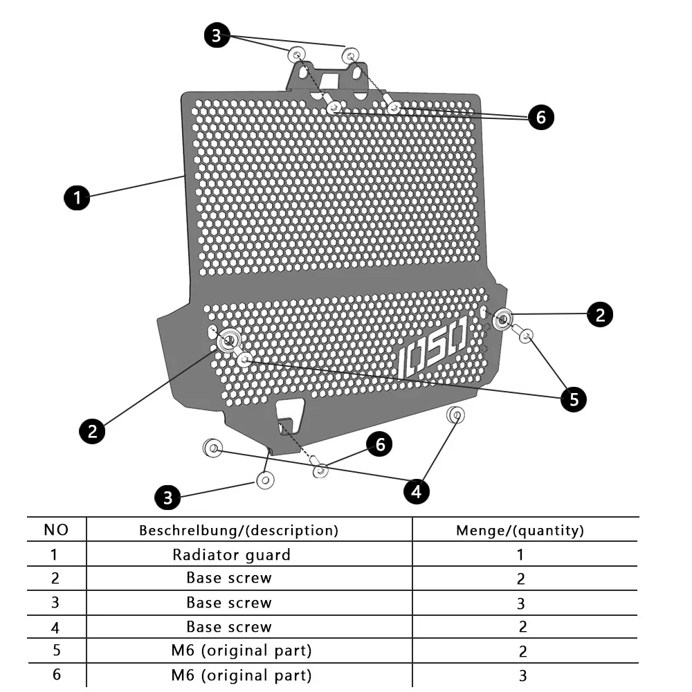 Motorcycle Accessories For Tiger 1050 2007-2013-2014-2015-2016-2017-2018-2019-2020-2021 Radiator Grille Guard Cover Protection