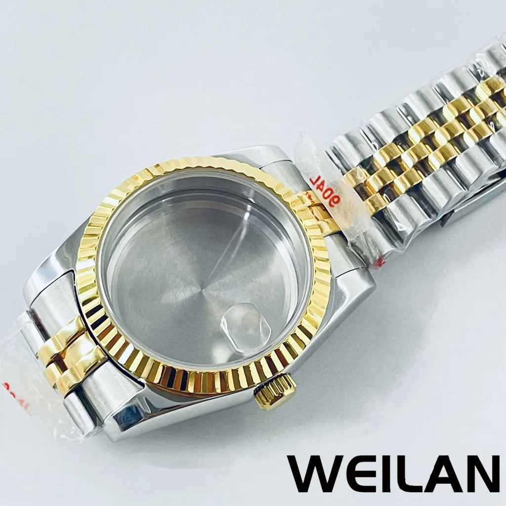 36mm 40mm Silver Gold NH34 NH35 NH36 NH38 NH39 NH70 NH72 ETA2824 PT5000 Watch Case Top Waterproof Sapphire Crysta