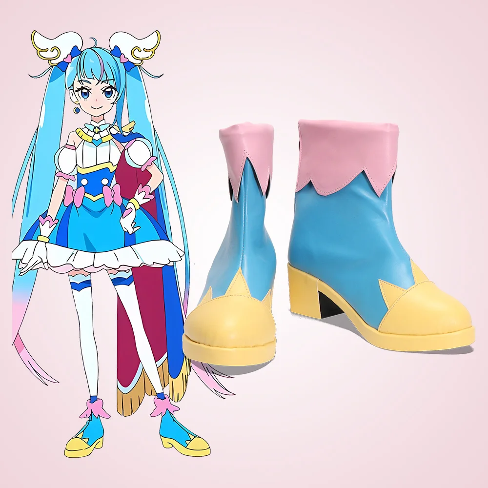 

Хирогару Небо! Precure Soaring Sky! Pretty Cure Sora Harewataru Обувь для косплея для косплея Обувь для Хэллоуина
