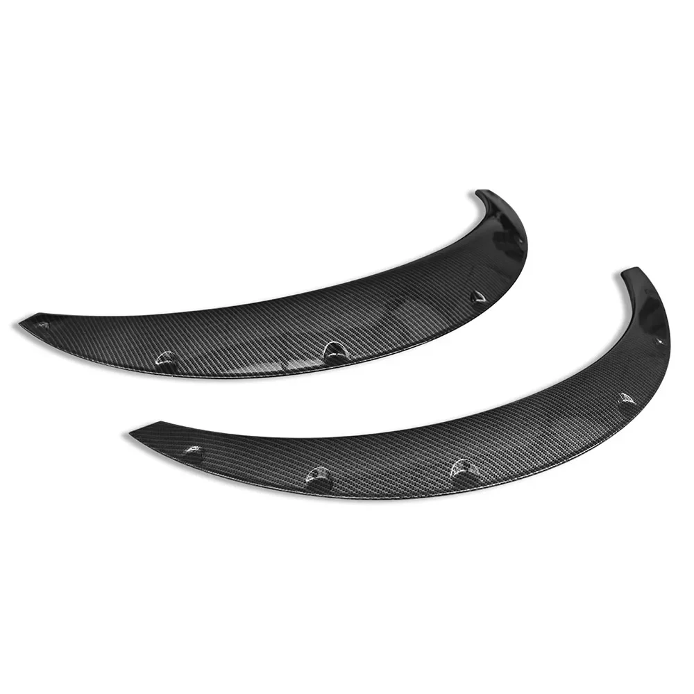 4 Pcs Auto body parts Carbon Fiber Universal Car Wheel Eyebrow Wheel Arch Trim Mudguard Fender Flares