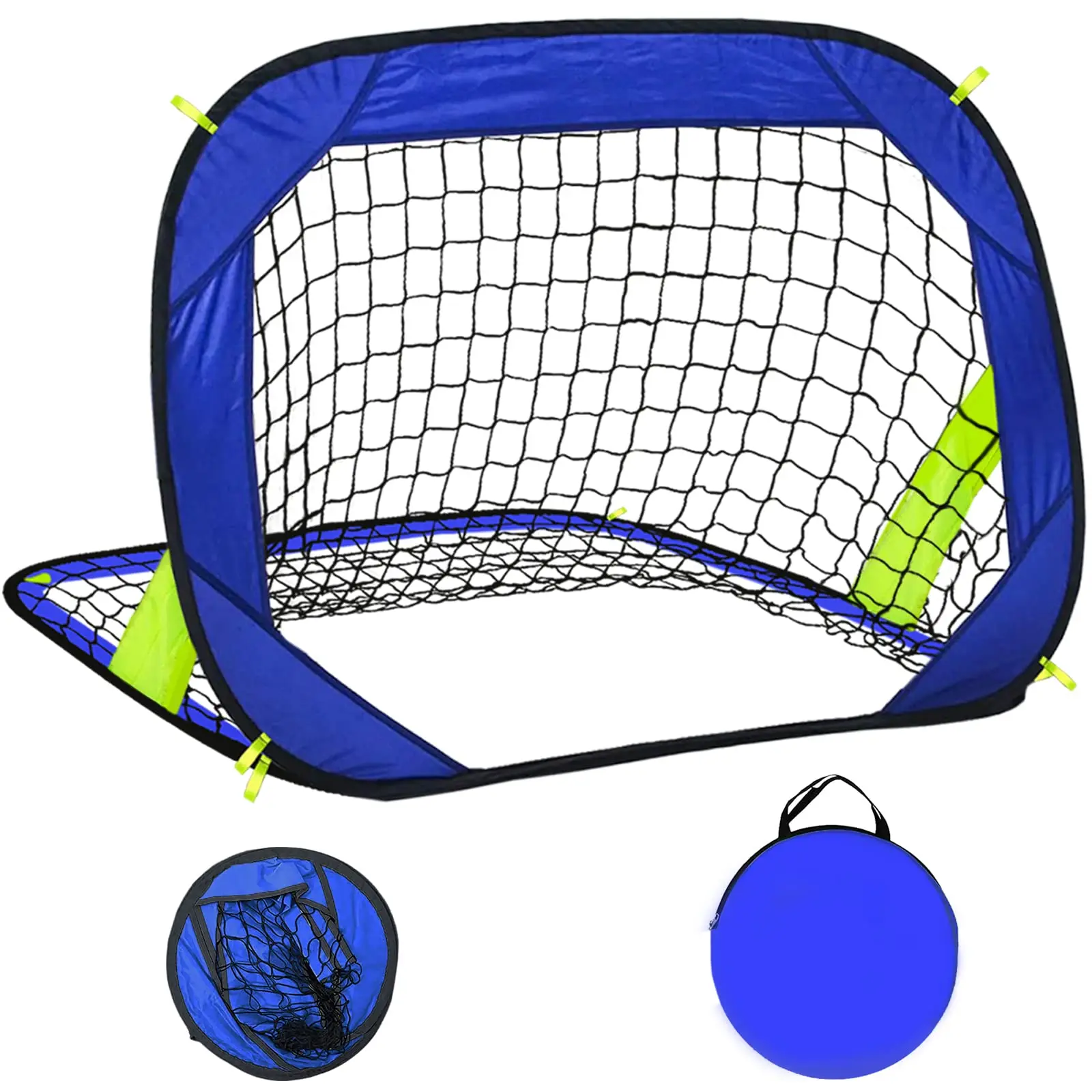

Pop Up Soccer Goals Nets for Backyard Beach Soccer Training Net Mini Portable Foldable Lightweight Indoor Outdoor Football Goal