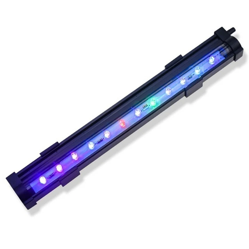 Waterproof LED Fish Tank Light Waterproof Aquarium Lights Multicolor Submersible Lamp(No Oxygen Pump)-US Plug