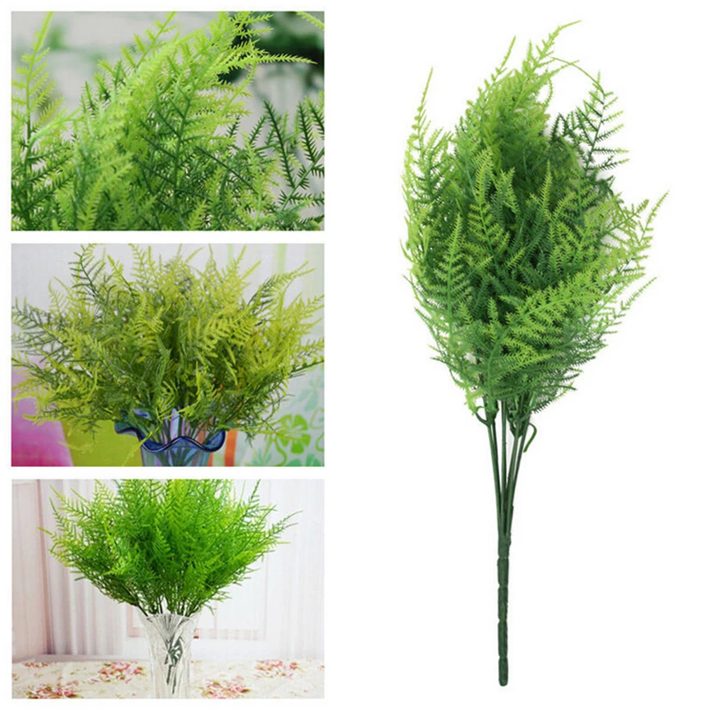 7 Branches Artificial Asparagus Fern Grass Plant Flower Home Floral Accessories Can Be Applied In Home Hotel Garden Party Etc.