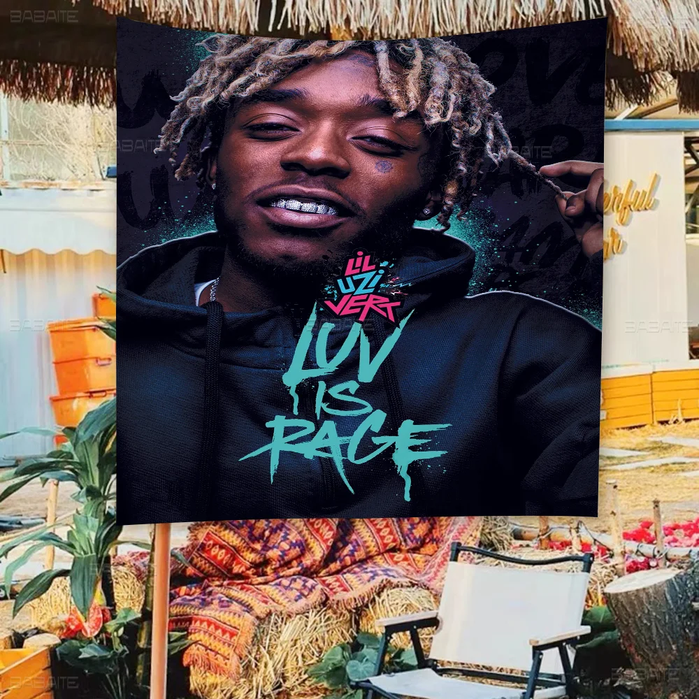 P-Playboies-C-Carti Music Star Banner Art Printing Japanese Wall Flag Anime Wall Hanging Home Decor