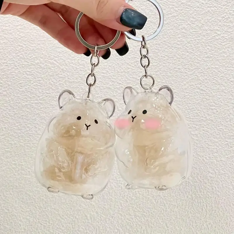 1 Stück Niedlicher Transparenter Haustier-Fellsammler in Hamsterform mit Abnehmbarem Pflegekamm für die Käfierreinigung – Detail 3