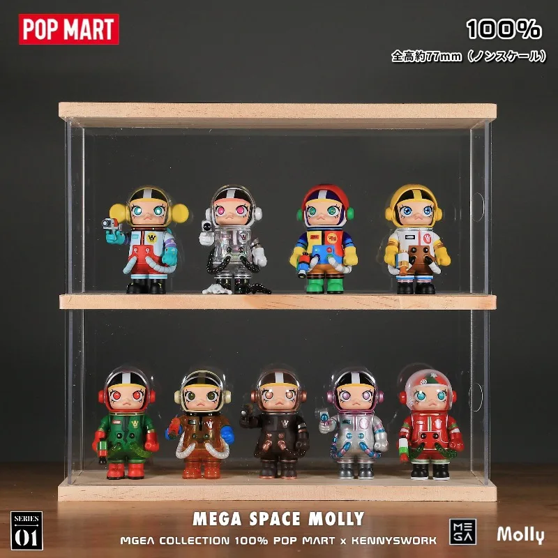 

Оригинальная коллекционная фигурка POP MART Space Molly 100% Anniversary Series Blind Box: аниме-персонаж, украшение, загадочный подарок, милые игрушки