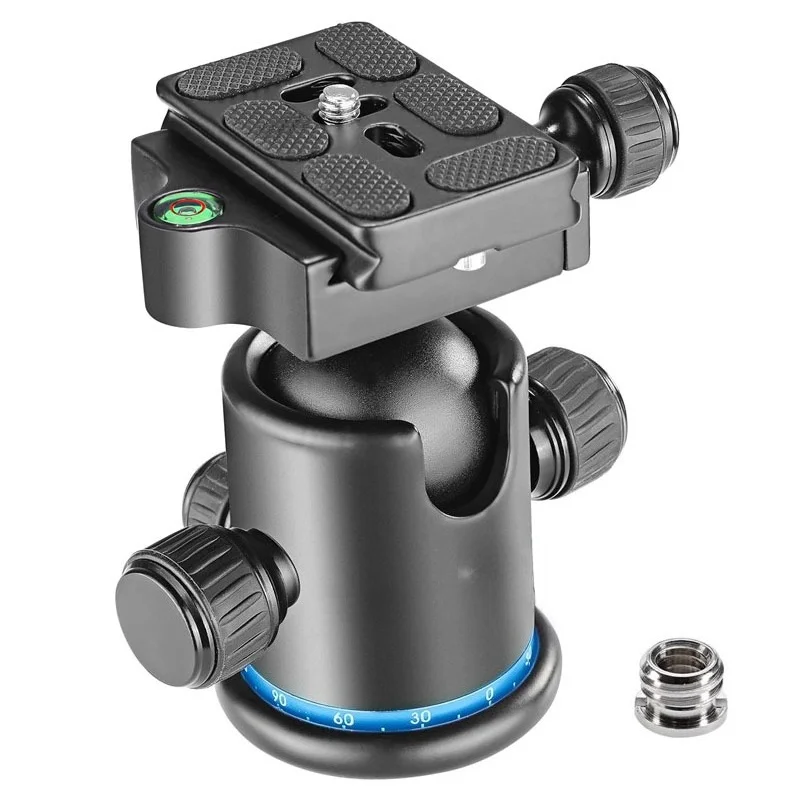

Professional metal 360 degree rotating panoramic tripod ball head camera bracket