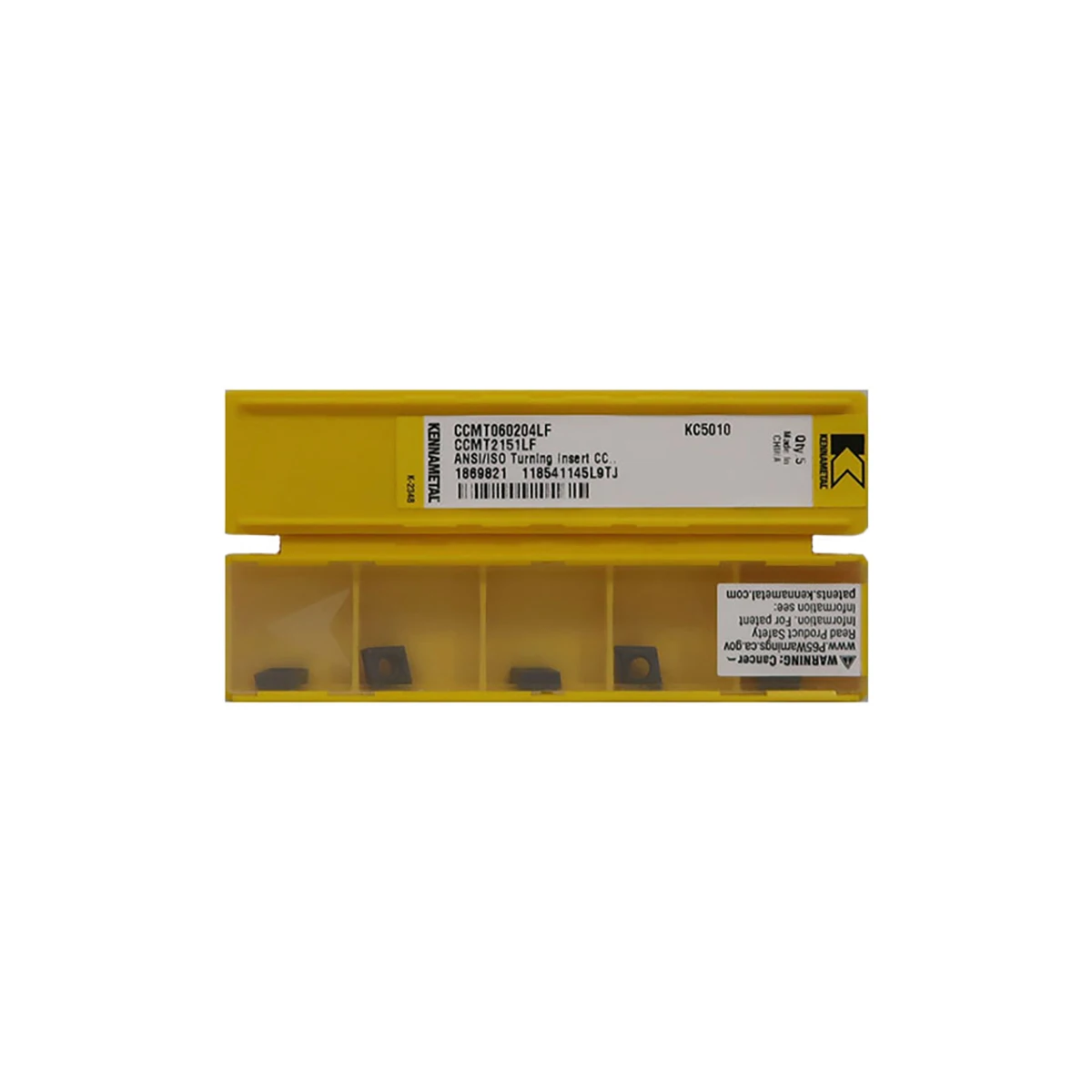 Kennametal Original CCMT CCMT09T308LF CCMT09T304LF CCMT060204LF CCMT060202LF KC5010 คาร์ไบด์หยาบปานกลางแทรก