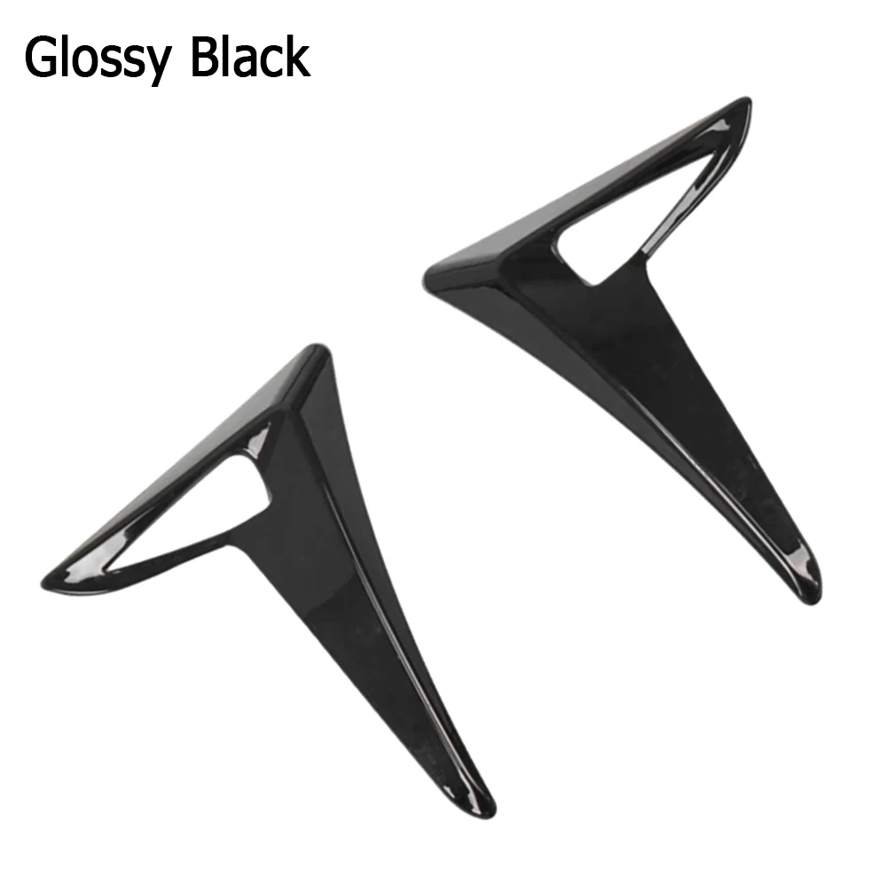 Car Exterior Side Camera Flank Spoiler Protection Cover for Tesla Model 3 2017-2020 Car Side Wing Panel Decorative Guards Cover