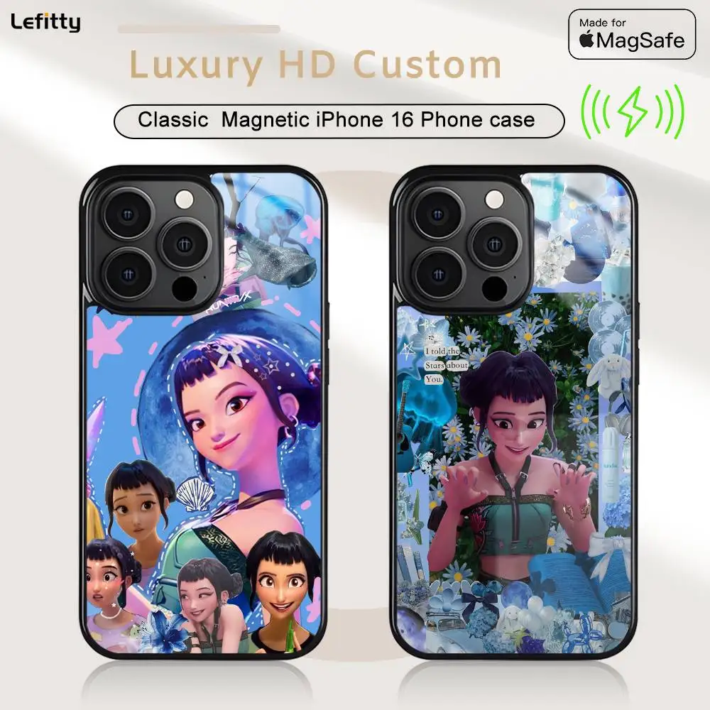 

Kpop D-Demon Hunters Phone Case For iPhone 16 15 14 13 12 11 Pro Max Plus Mini Magsafe Charging Cover Magnetic Hard Shell