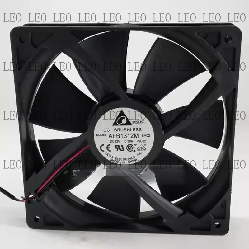 MY For Delta AFB1312M 13525 DC12V 0.38A 2-Wire Silent Dual Ball Cooling Fan