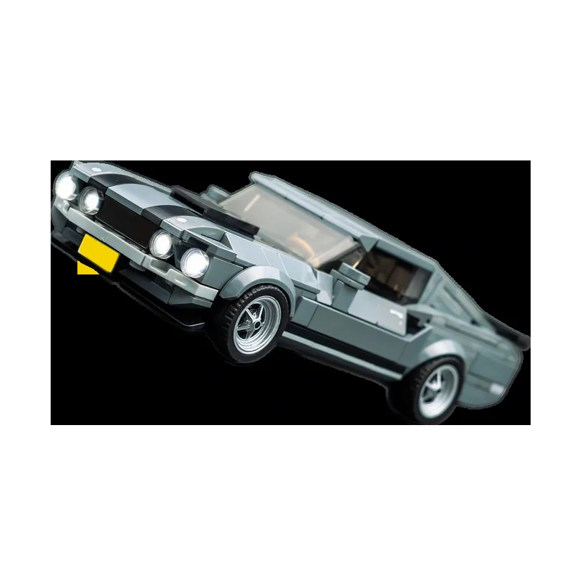 372pcs MOC Fordes Mustangs Boss 429 John Wick City Champions Model Building Blocks Construction Assemble Education Idea Craft - view 4