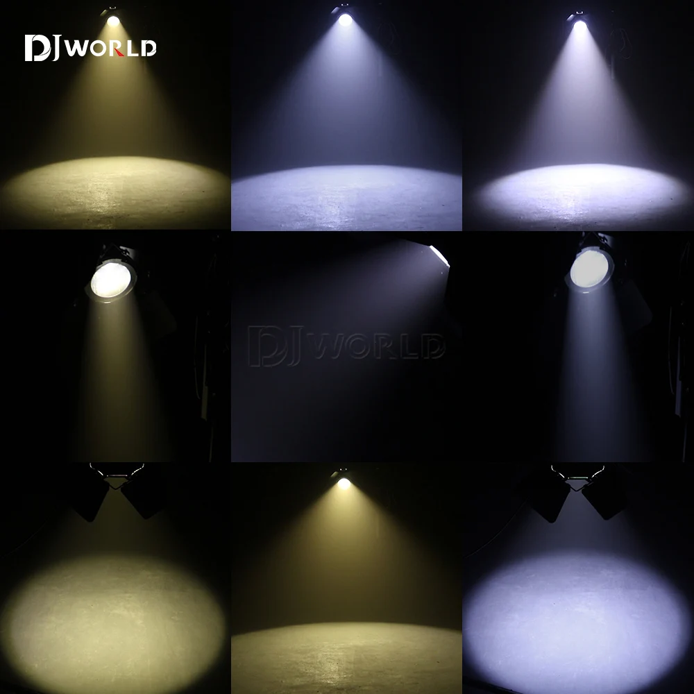 Imagem -06 - Iluminação Led Zoom com Defletor Dmx512 Luz de Palco para Teatro dj Festa de Casamento Concerto Branco Frio Branco Quente 200w Cob