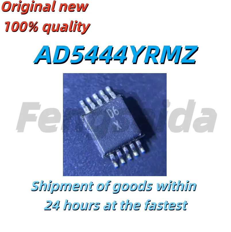1PCS AD5444YRMZ AD5444 실크스크린 D6X MSOP10 디지털-아날로그 변환기 칩 정품 오리지널 브랜드 새 제품