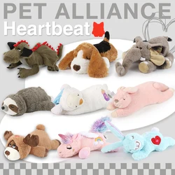 Halloween Themed Plush Dog Toys with Heartbeat Feature Educational Rich Birthday Gift for Dogs Behavioral Training Aid