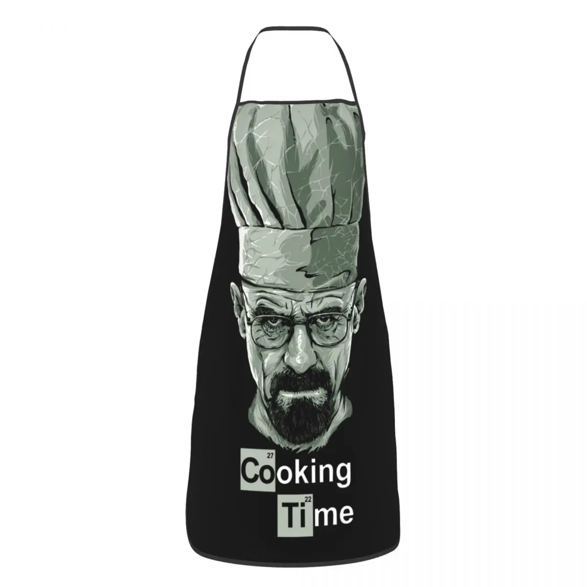 Custom Bib Breaking Bad Cooking Time Aprons Men Women Unisex Adult Chef Cooking Kitchen Walter White Tablier Cuisine Gardening