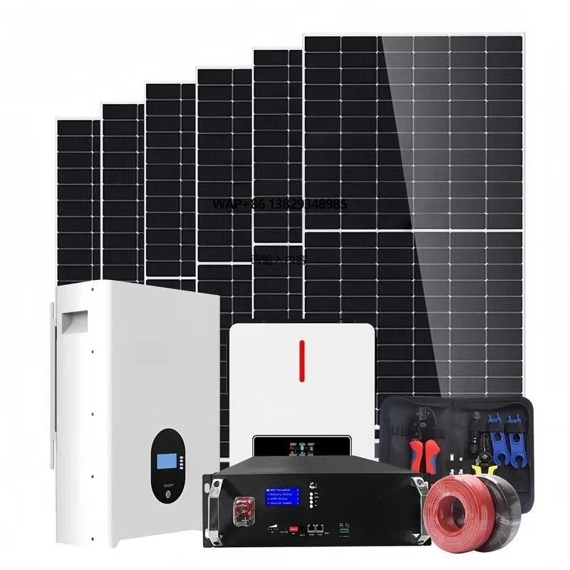 نظام Lumitech 100kw الشمسي مع بطارية مخصصة نظام الطاقة الشمسية عالي الجهد مجموعة كاملة لنظام الطاقة الشمسية الهجين