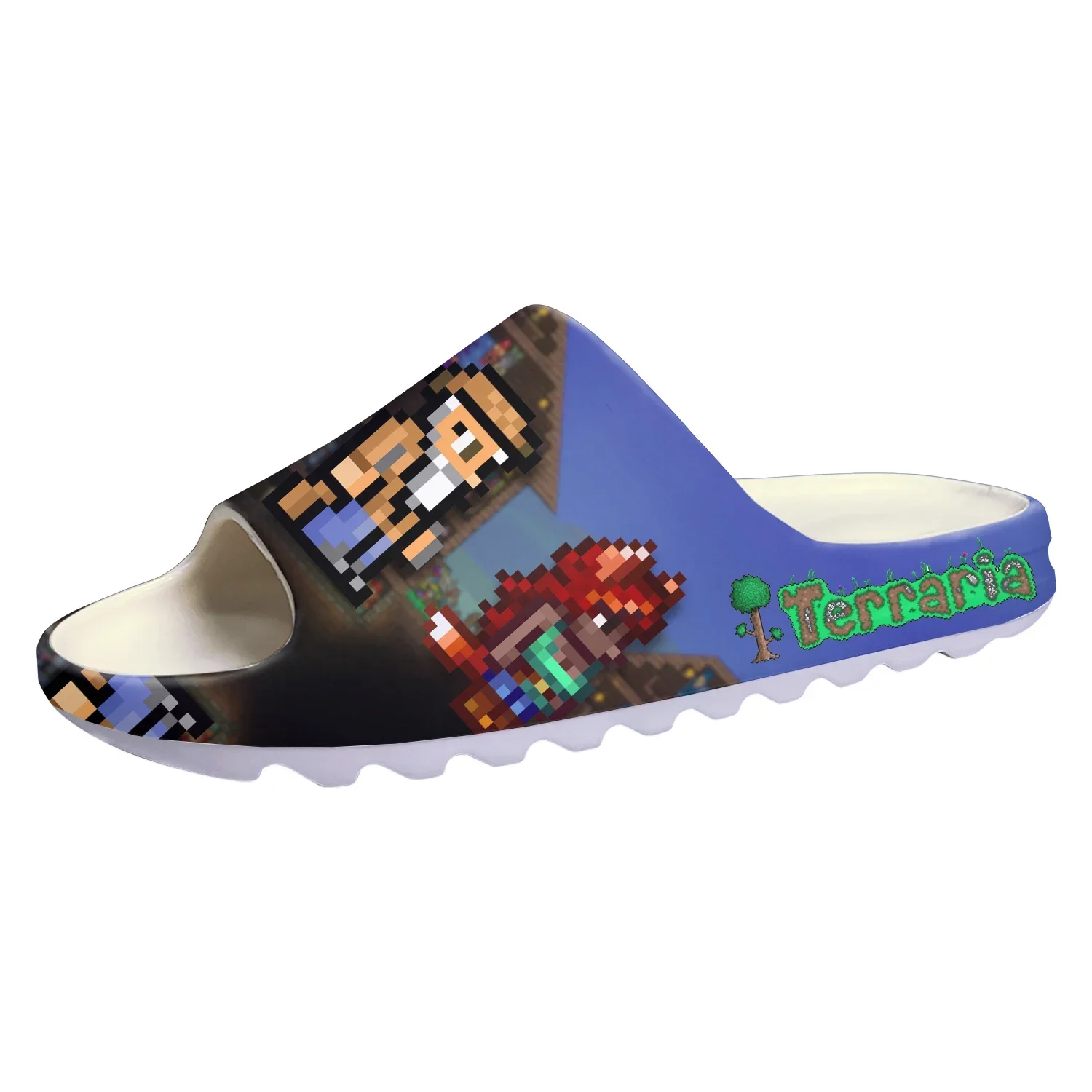 

Terraria Soft Sole Sllipers Hot Cartoon Game Mens Womens Teenager Home Clogs Fashion Light Custom Water Shoes on Shit Sandals