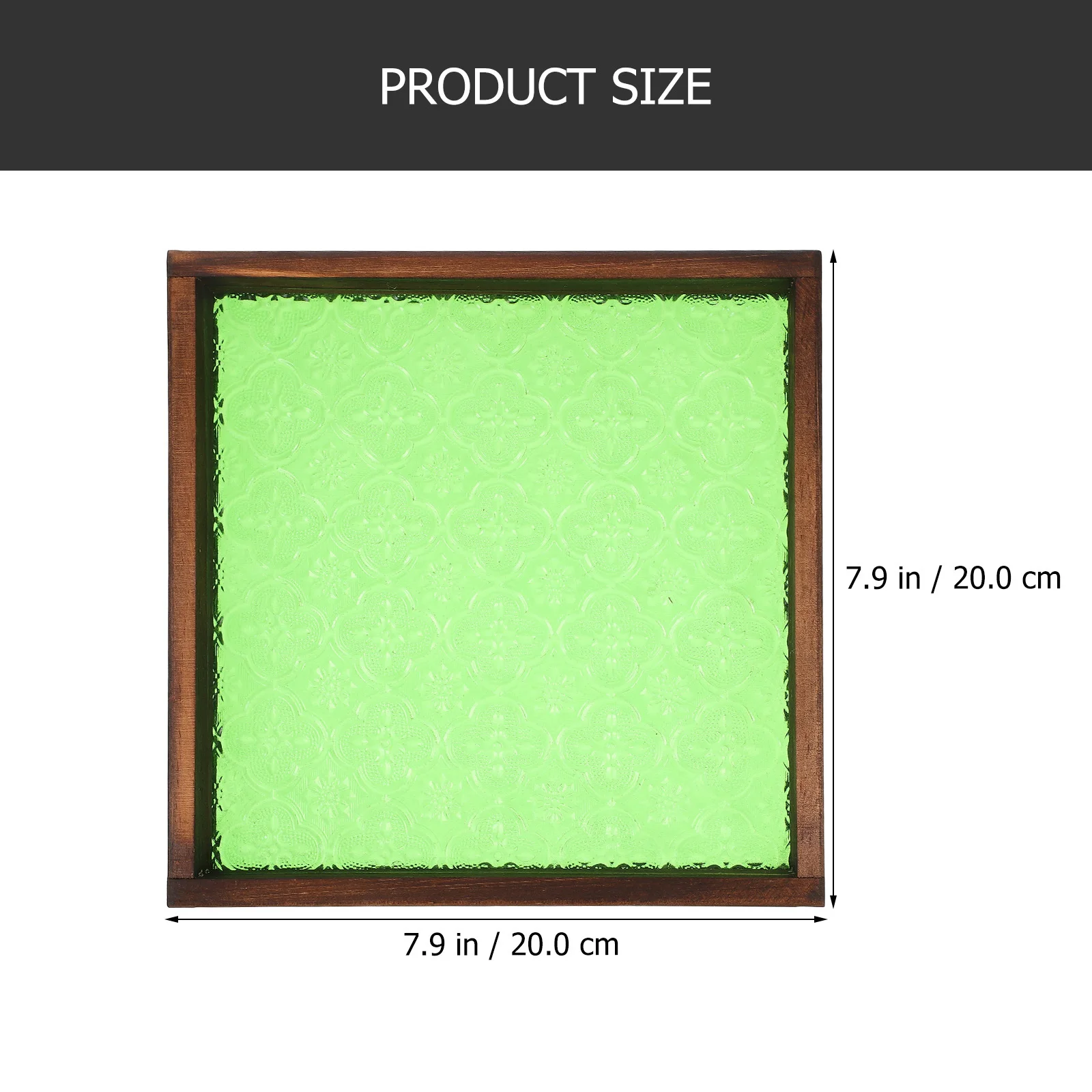 

Begonia Pattern Wood Serving Tray Exquisite Fruit Holder Decorative Snack Plate Reusable Dessert Holder Kitchen Storage Tray