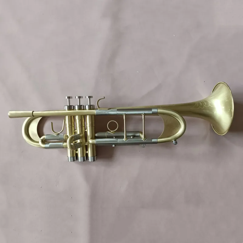 High Quality TR-190GS 85 Bb Trumpet Brass Musical Instruments Silver Plated Bc Trumpet With Mouthpiece Gloves Case Free Shipping