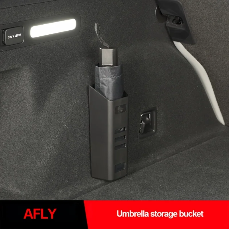 

ABS Car Trunk Umbrella Holder Waterproof Storage Box Rain Umbrella Organizer Vehicle Interior Accessory Universal For Home Car