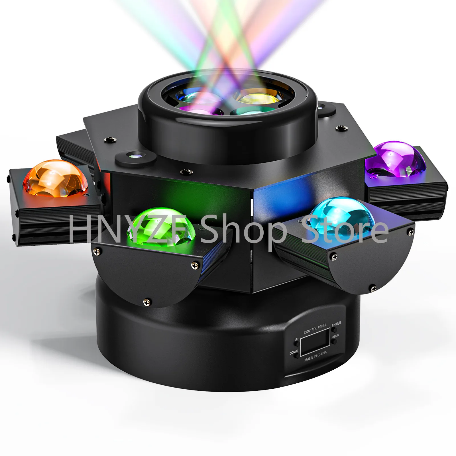 Professional Stage Dj Moving Head Laser Light 150W 6-Arm Bee Eye Led Disco Wedding Party Audience Dmx Light