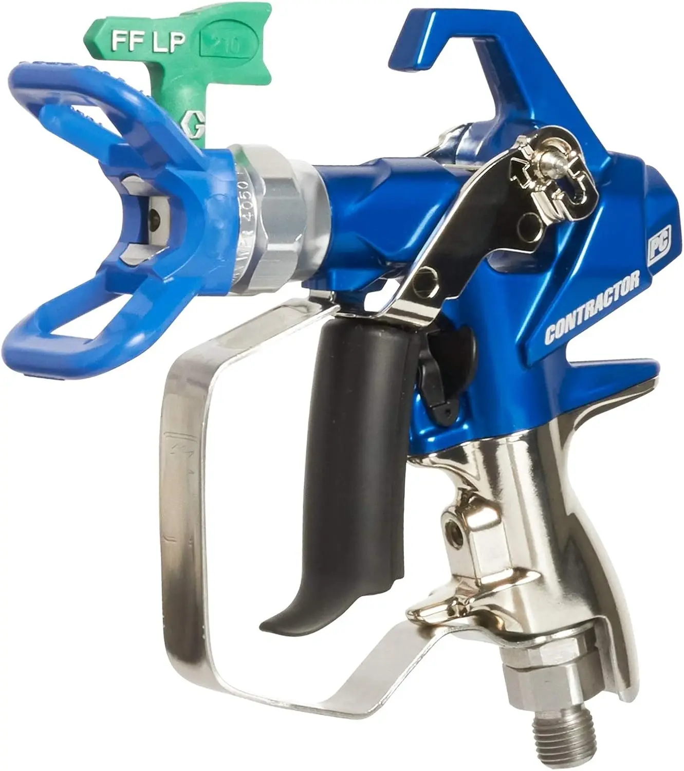 PC Compact Airless Spray Gun with RAC X FFLP 210 SwitchTip