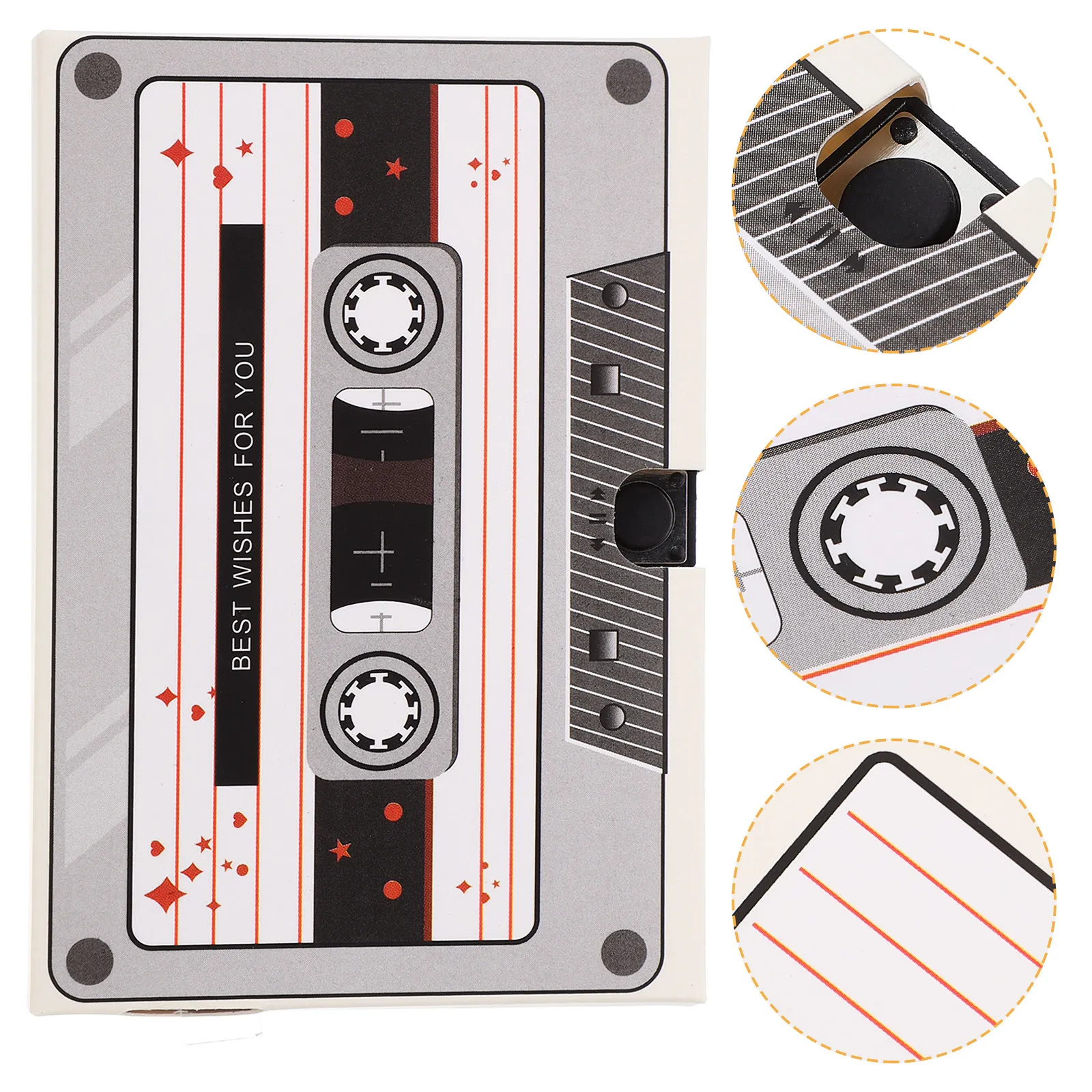 

Recordable Musical Birthday Greeting Card 30- Recording Play 80 Times Fine Workmanship Exquisite Patterns Sounding