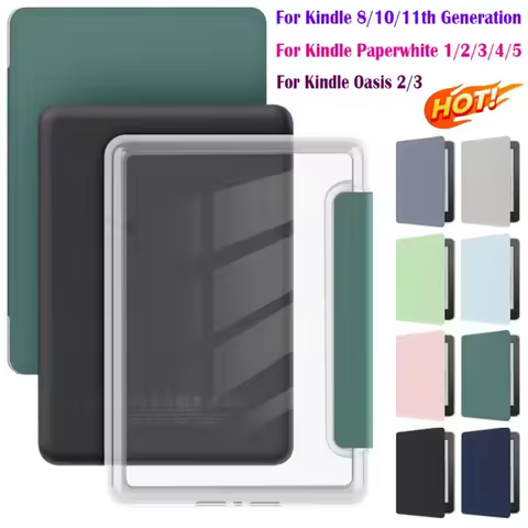 10/11th Generation 6-6.8 inch e-Reader Case Auto Sleep/Wake Acrylic M2L3EK C2V2L3 Folio Cover for Kindle Paperwhite 1/2/3/4/5