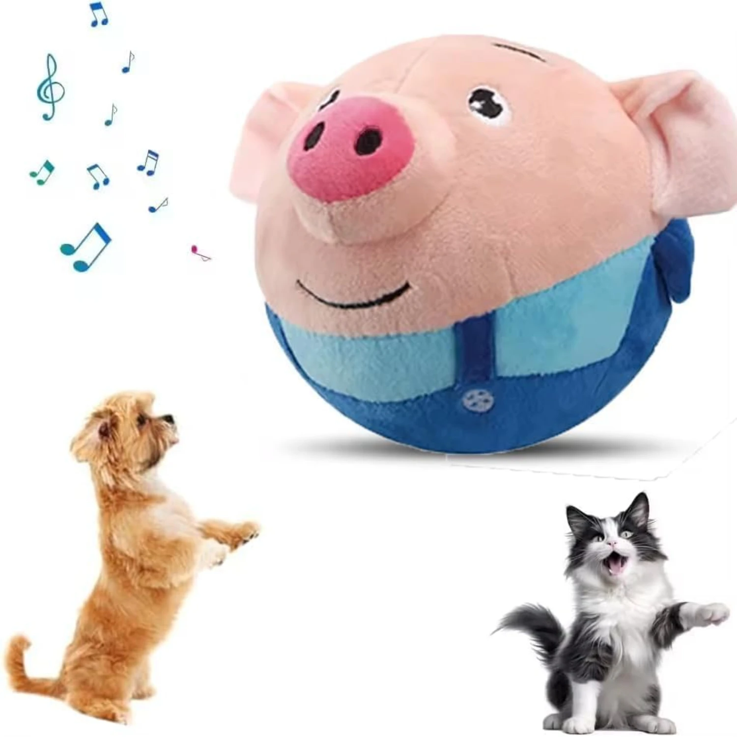 

Energetic and Playful Interactive Pet Toy - Soft and Durable for Endless Entertainment - Promotes Bonding and Exercise with Your