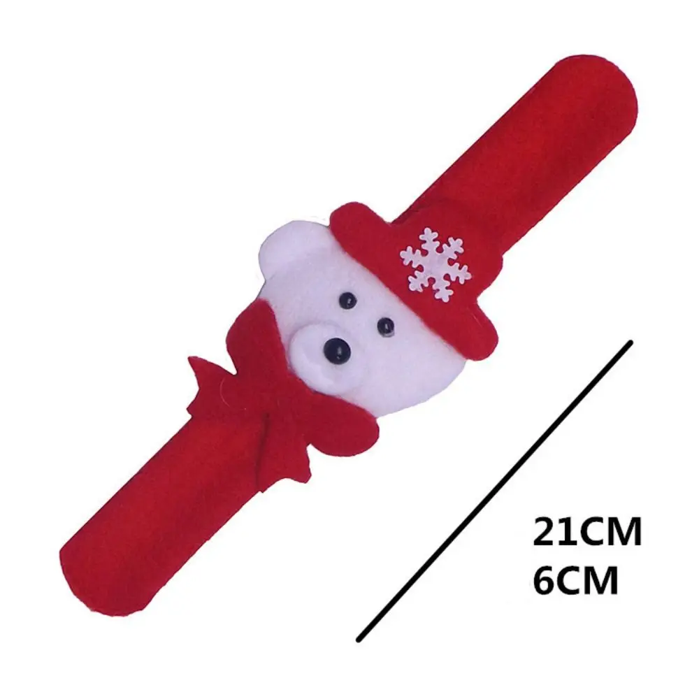 Nonwovens Christmas Clap Circle Christmas Cotton Christmas Pop Circles Cute Santa Claus Christmas Toys Hand Ring Home Party