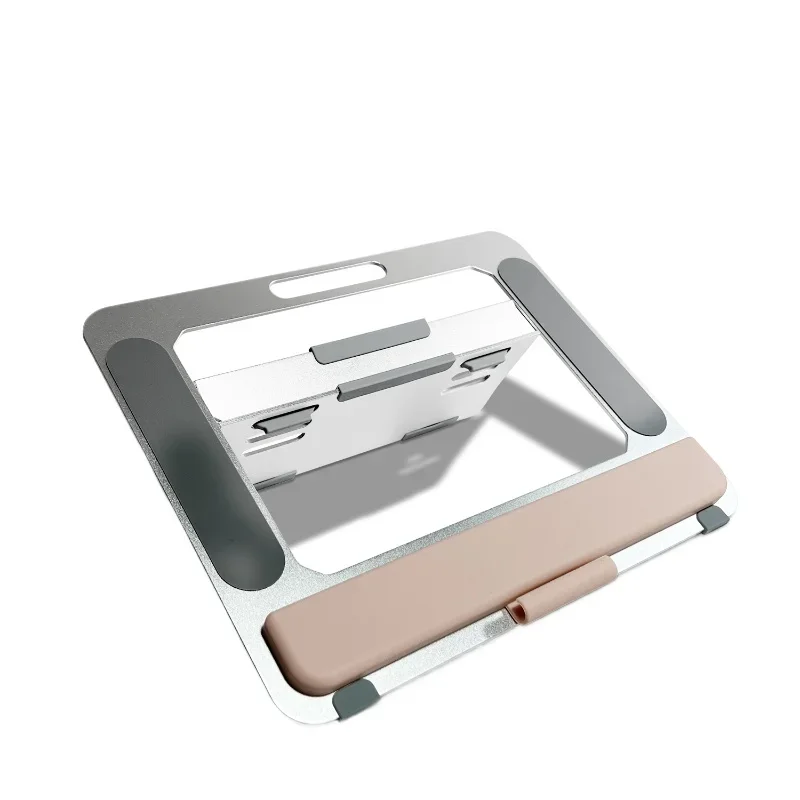 

1Aluminum alloy tablet laptop holder Folding desktop painting holder Adjustable angle