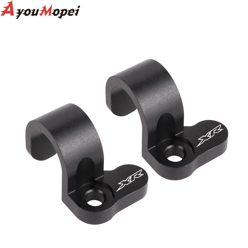 Picture 4: Motorcycle Front Rear Brake Hose Guide Spare Part For HONDA XR 250 650 L 400 600 R Moto Oil Line Holder Cable Clamp Accessories