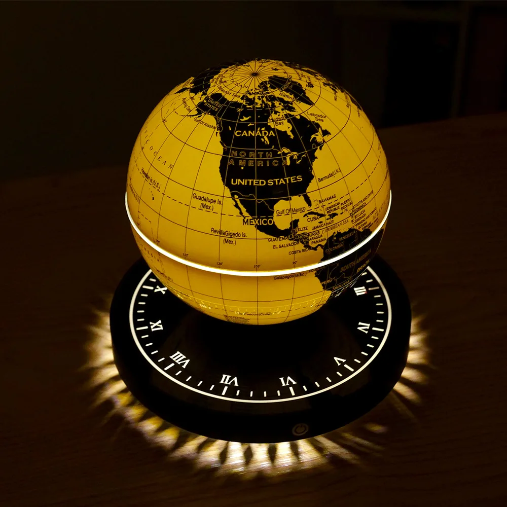 Magnetic levitation globe 3d three-dimensional luminous rotating night light