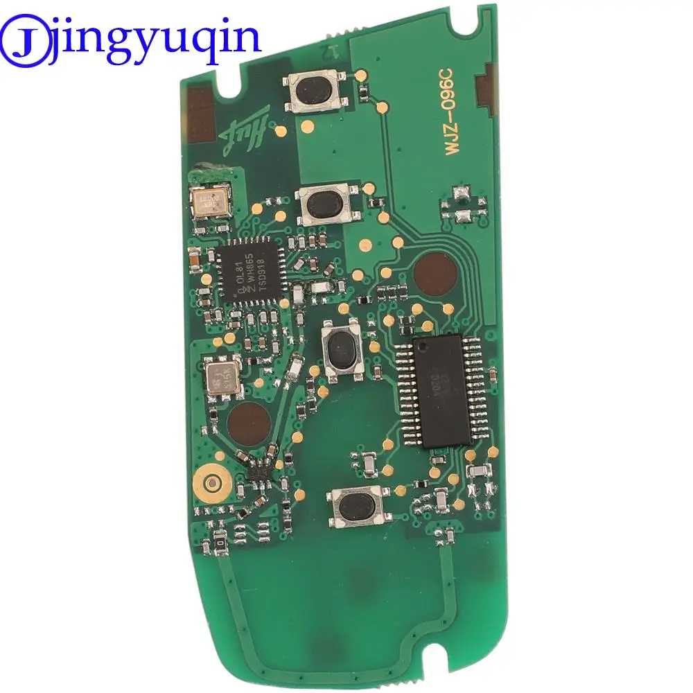 Jingyuqin CAS4/FEM 868/315/433Mhz PCF7953 Xe Từ Xa Chìa Khóa Cho Xe BMW 2 3 4 5 6 7 X3 X4 Loạt Tự Động Vehichle Báo Động Móc Khóa Fob