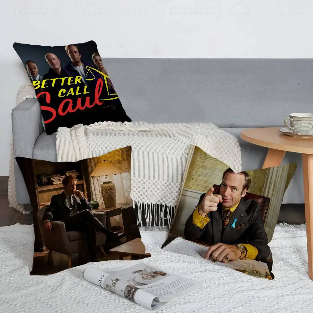 TV Drama Better Call Saul Cushion Cover Pillow Cover Decor Pillowcase Printed Cushion Case For Couch