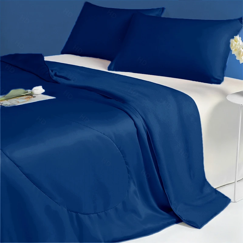 Solid Color Duvet Skin-friendly Thin Summer Quilt Single/Full/King Air Condition Comforter Coolling Comforter edredon 여름이불