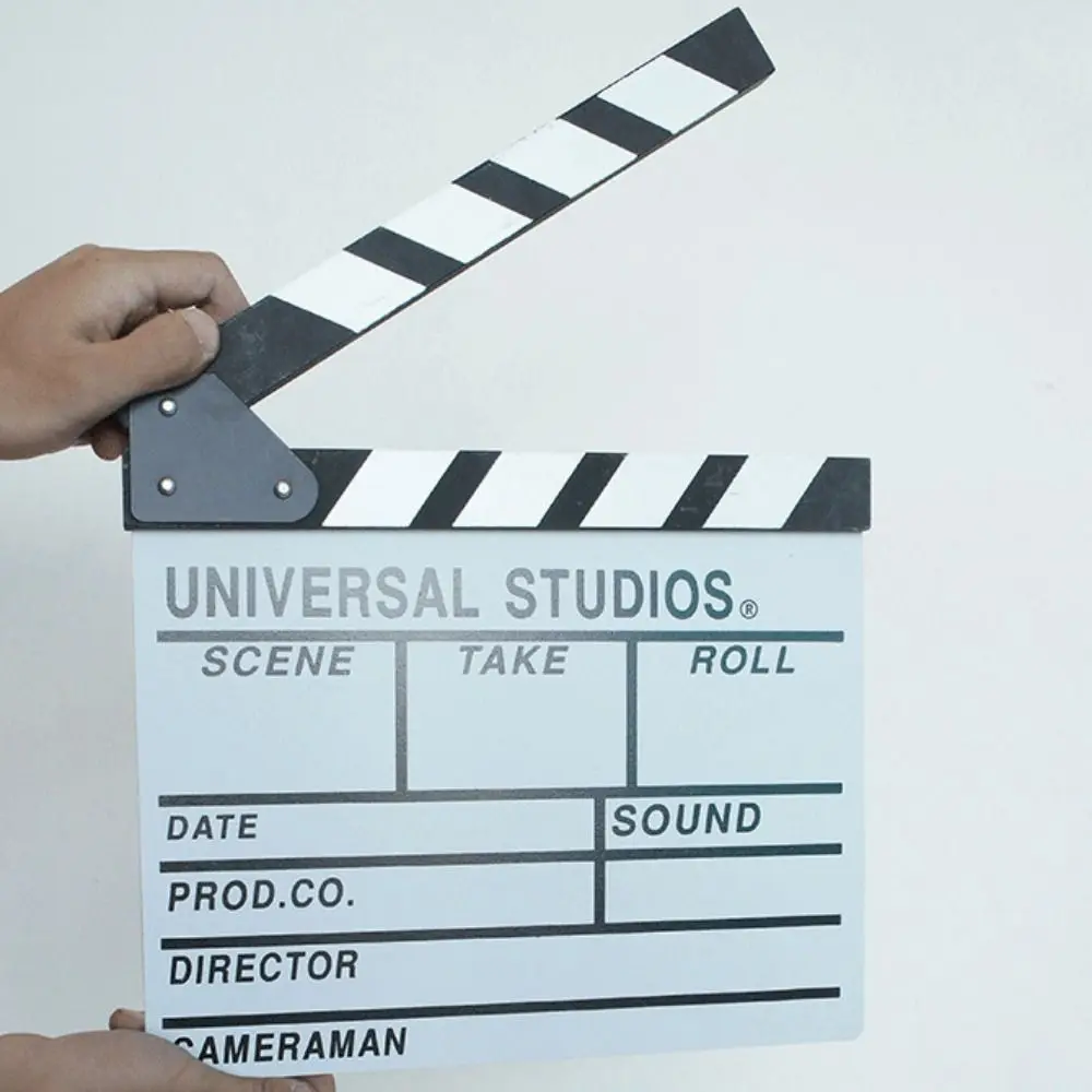 Houten Regisseur Scène Clapperboard Fotografie Ornamenten Regisseur Board Regisseur Clapping Board Creatief Gepersonaliseerd