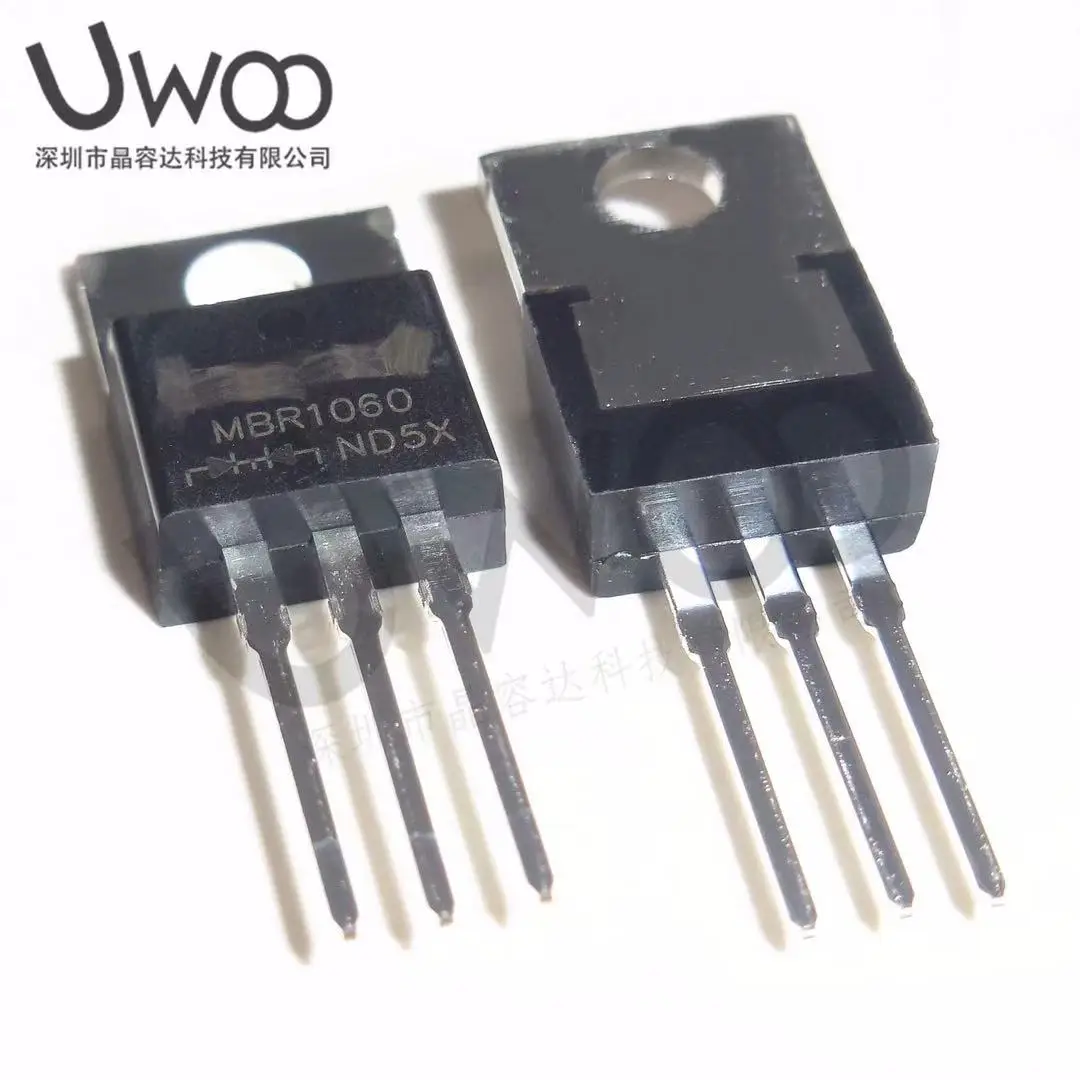 5pcs/lot MBR1060CT MBR1060 1060CT TO-220 Schottky & Rectifiers 10 Amp 60 Volt Dualnew original