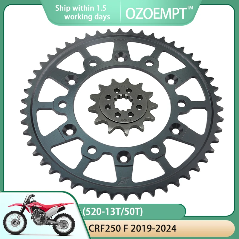 

Передние и задние звездочки для мотоцикла OZOEMPT(520-13T/50T) для Hon / da CRF250F 2019-2024