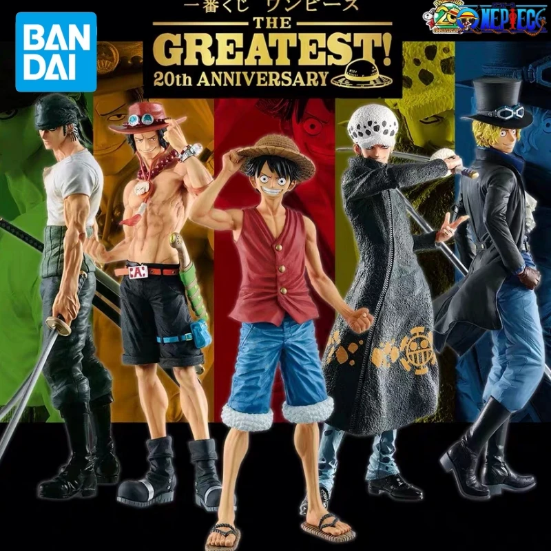 100% Original Bandai Spirits Masterlise 20th History Collection Figure - Monkey D. Luffy Law Zoro Sabo Ace From 