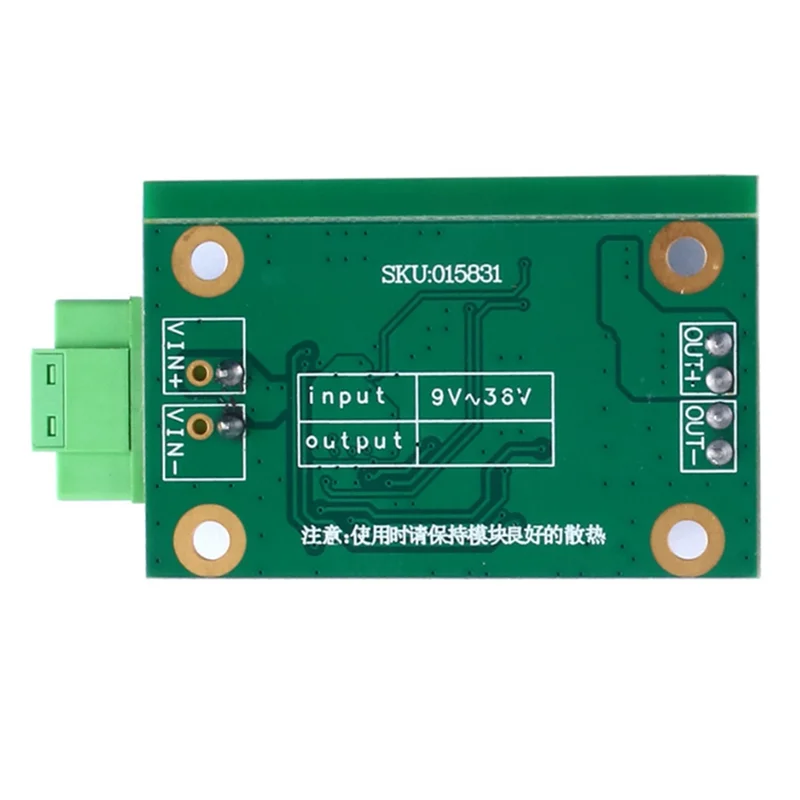 【ELEVATE LIFE】Industrial Grade DC-DC Converter Module Wide Input Voltage Step-Up/Step-Down Regulator High Power 9-36V To 12V Out