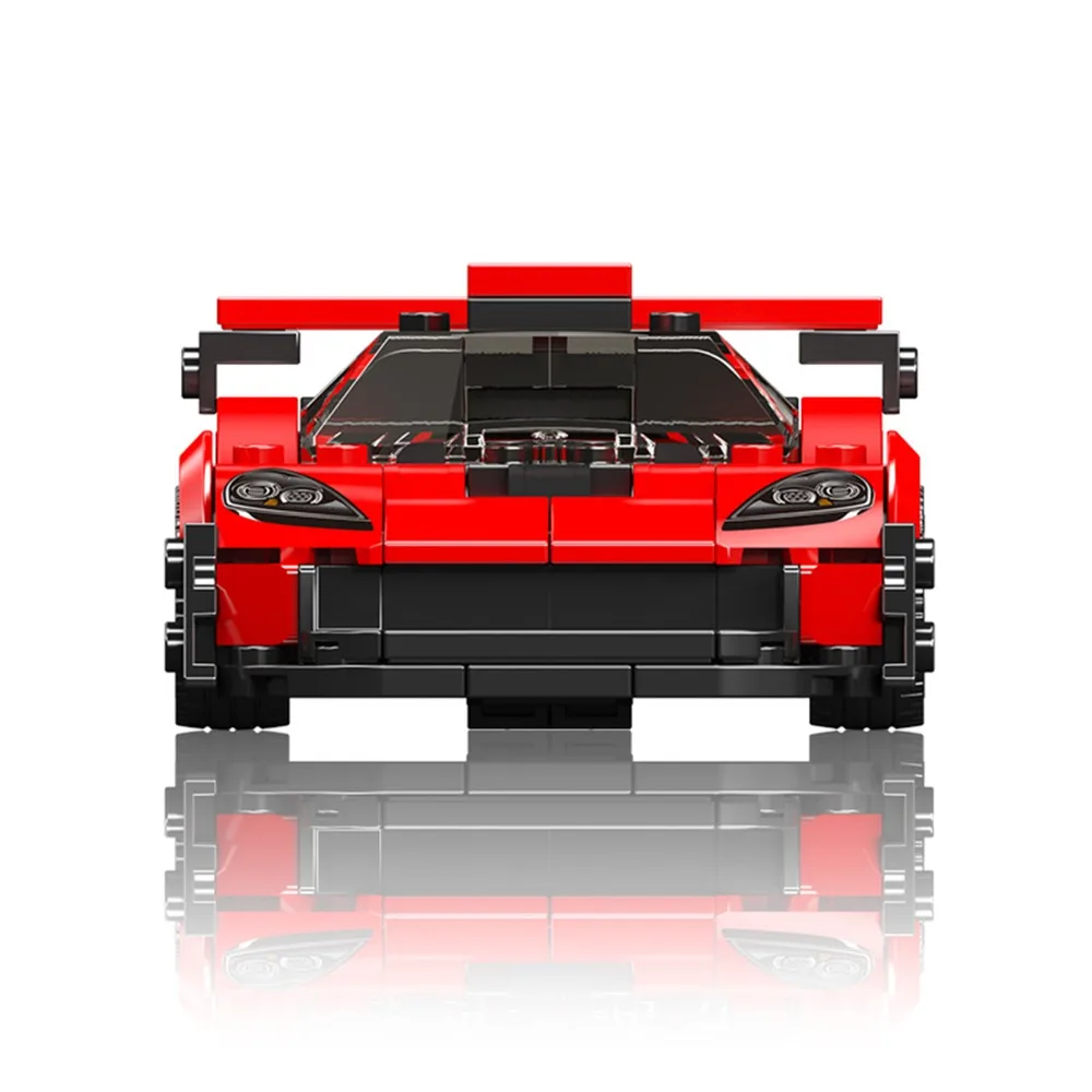 333 pezzi città tecnica sportiva auto da corsa Moc mattoni da costruzione costruzione giocattoli educativi per bambini ragazzi regali di festa di Natale