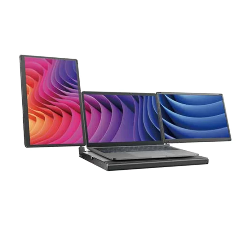 Office Tech 14-Inch Portable Smart Monitor with IPS LED Display Screen USB-C Compatible for X-Box Mac Tablet PC & TV