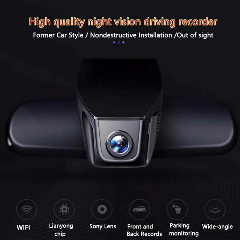 Car DVR 1080P Dual Lens Dash Camera WIFI Video Recorder For  A1 A3 A4 A5 A6 A7 A8 Q2 Q3 Q5 Q7 2004-2020