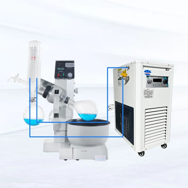 

lab recirculating water air-cold chiller -30 rotary evaporator